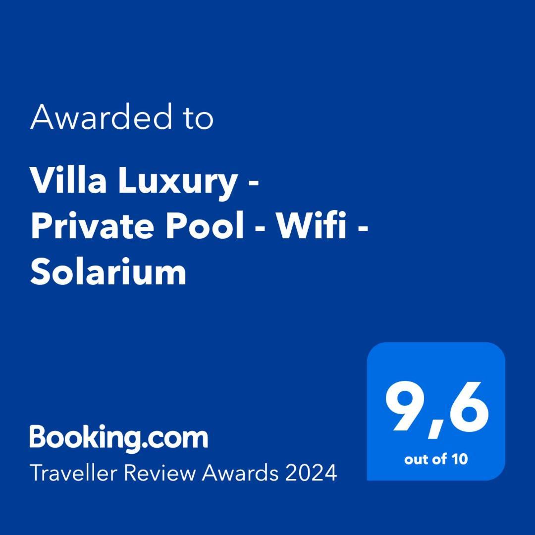 Villa Luxury - Private Pool - Wifi - Solarium Alicante Exterior photo